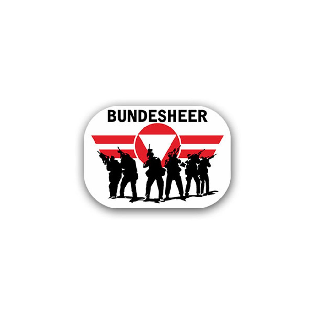 Sticker Bundesheer Austria Vienna Professional Soldier Militia 10x7cm A1761