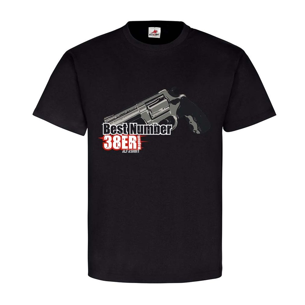 Best Number 38er Gun Stolz Waffe Pistole T-Shirt SW #22874
