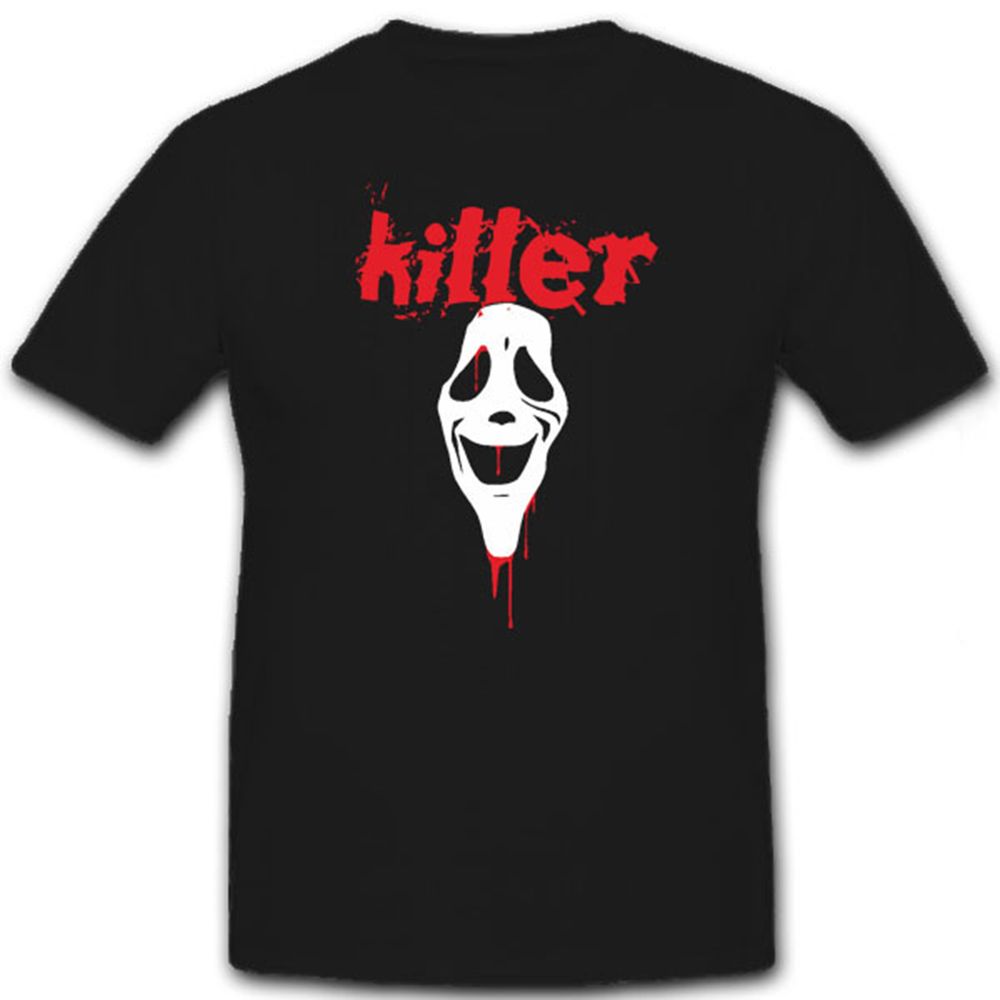 Killer Maske Karneval Verkleidung erschrecken Horror Blut Schrei - T Shirt #7255