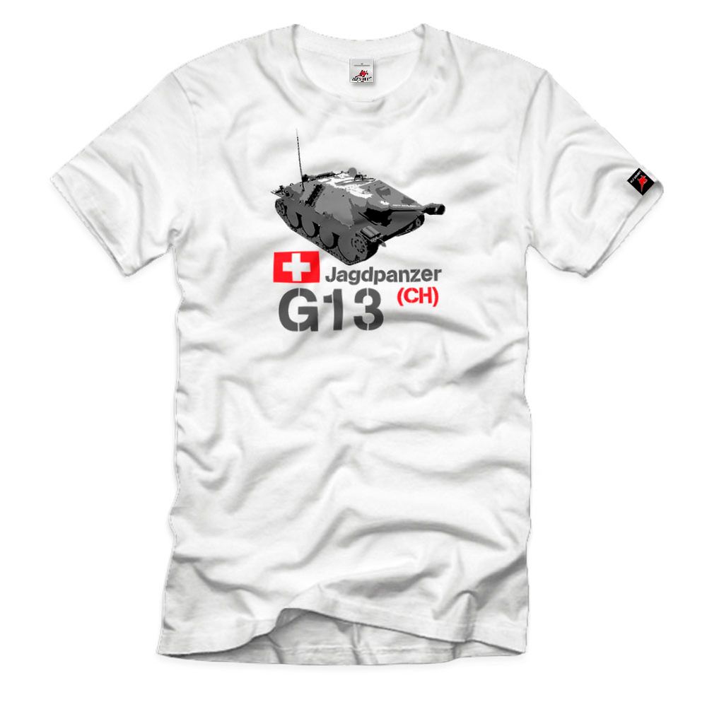 Jagdpanzer G13 CH Schweiz Hetzer Panzer 21 22 23 - T Shirt #13203
