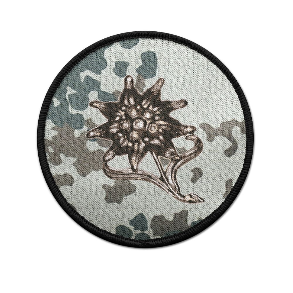 Patch BW Gebirgsjäger ISAF GebJ Barett Abzeichen Einheit Aufnäher Tarnung #20892