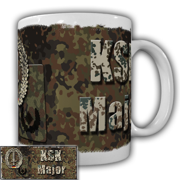 KSK Tasse Major der Kommando Spezialkräfte Einheit Spezial Dienst #20926