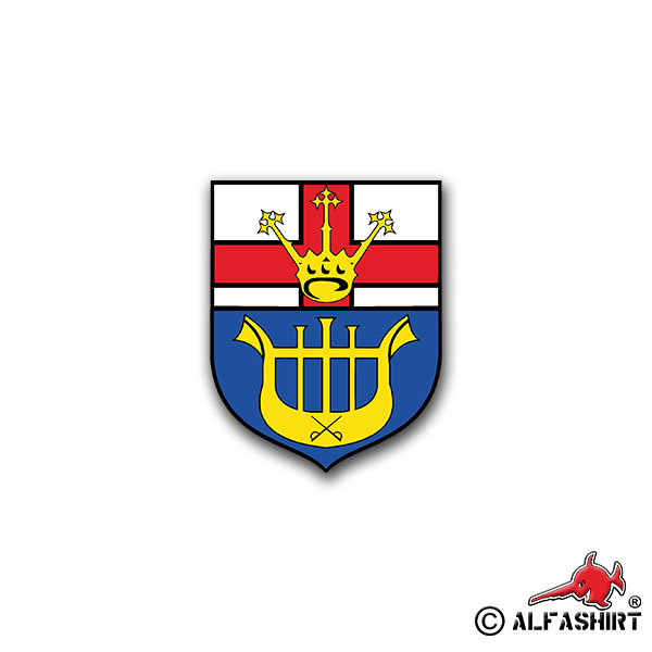 Sticker HMusKorps Koblenz Army Band BW Military 6x7cm A1593