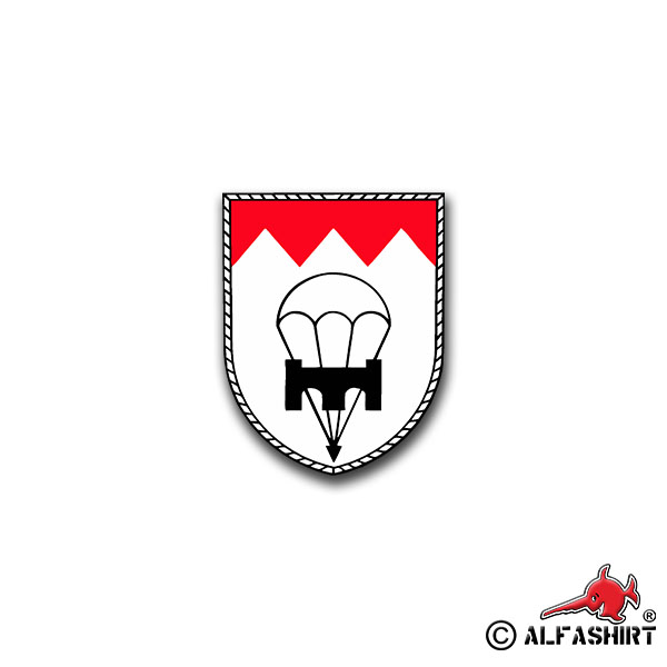 Sticker sPiBtl 12 heavy pioneer battalion crest 7x6cm A1301