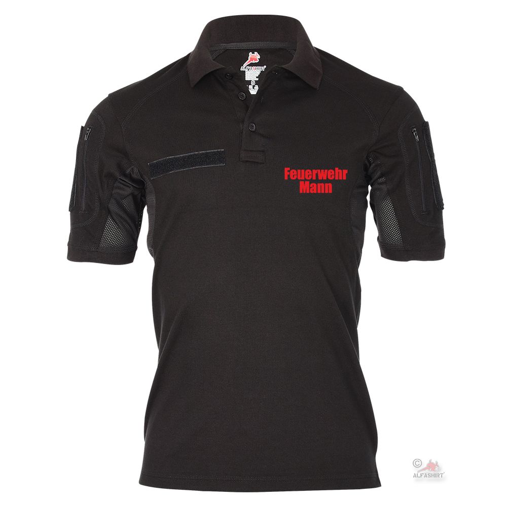 Tactical Polo Shirt Alfa Firefighter Life Saving Hero Fighting # 19157