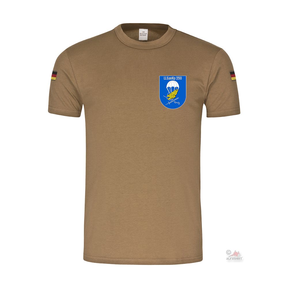 Tropical shirt LLSanKp 250 Luftlande-Sanitätskompanie Bundeswehr T Shirt # 37618