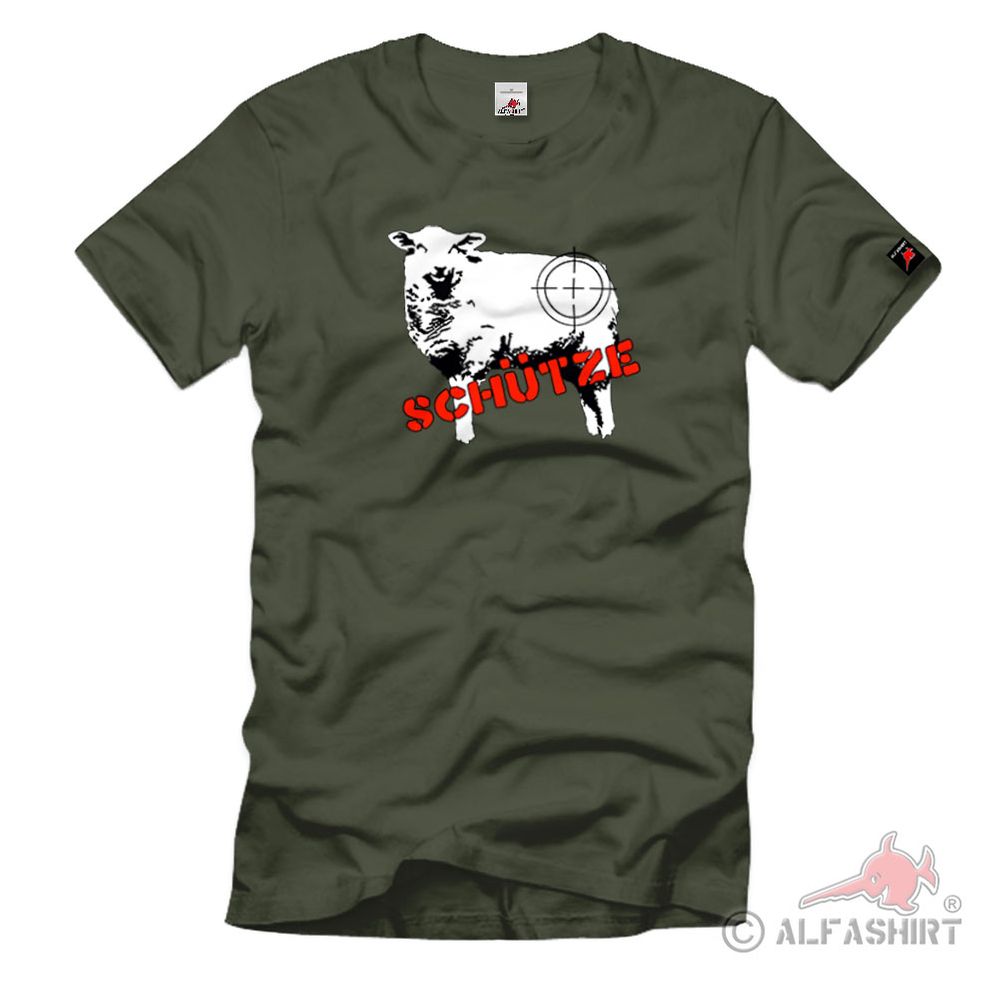 Schaaf Schütze Fun Humor Sniper Airsoft Sportschießen Jagd Jäger - T Shirt #1014