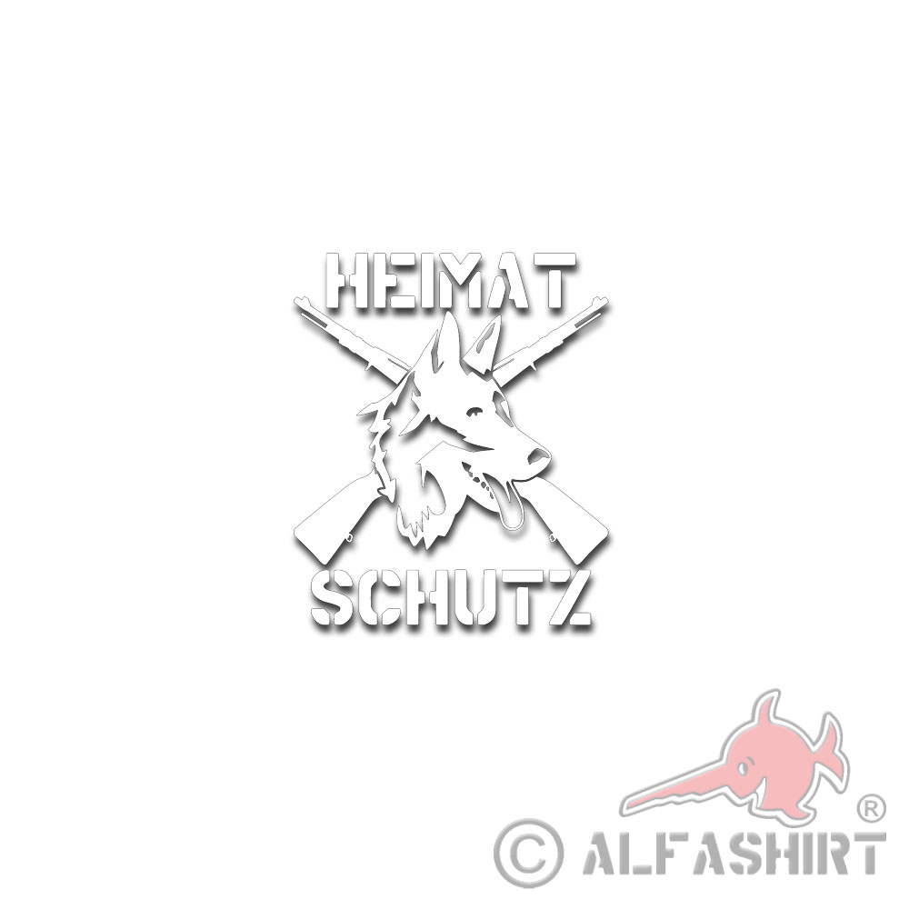 Sticker Homeland Security Service Dog Handler Dog Scale 20x12cm # A4785