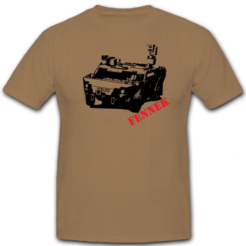 Spähwagen Fennek Bundeswehr Bund Panzer 4 Rad Panzerspähwagen - T Shirt #7174