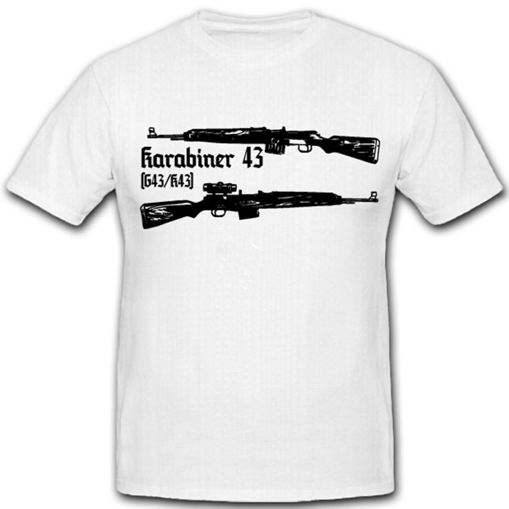 Karabiner 43 Automatik Gewehr Wh Wk G43 K43 Waffe Zielfernrohr - T Shirt #7496