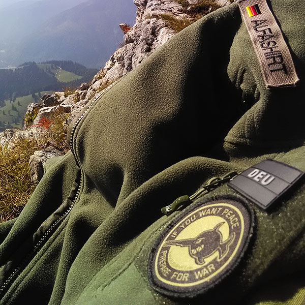 Aufnäher If you want peace, prepare for war Patch Militär ALFASHIRT #17298