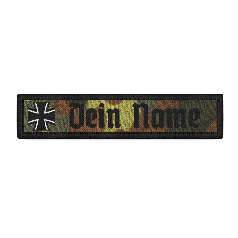 Patch Kreuz personalisiert Alt Deutsch Bundeswehr Namensschilder #40514