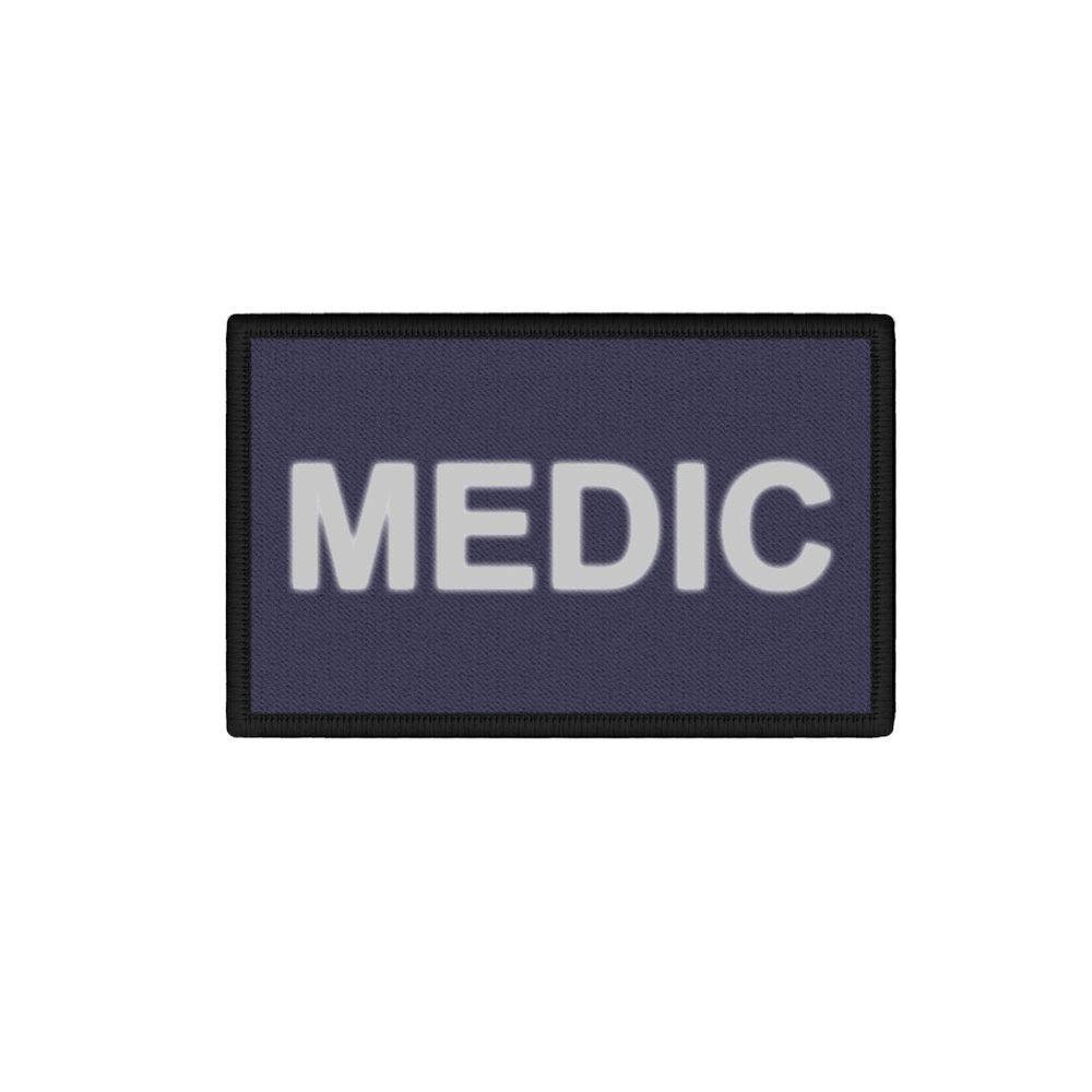 Patch 7,5x4,5cm Reflektierend Medic Sanitäter Arzt Mediziner Medizin Einsatz Militär Rettungsdienst #47491
