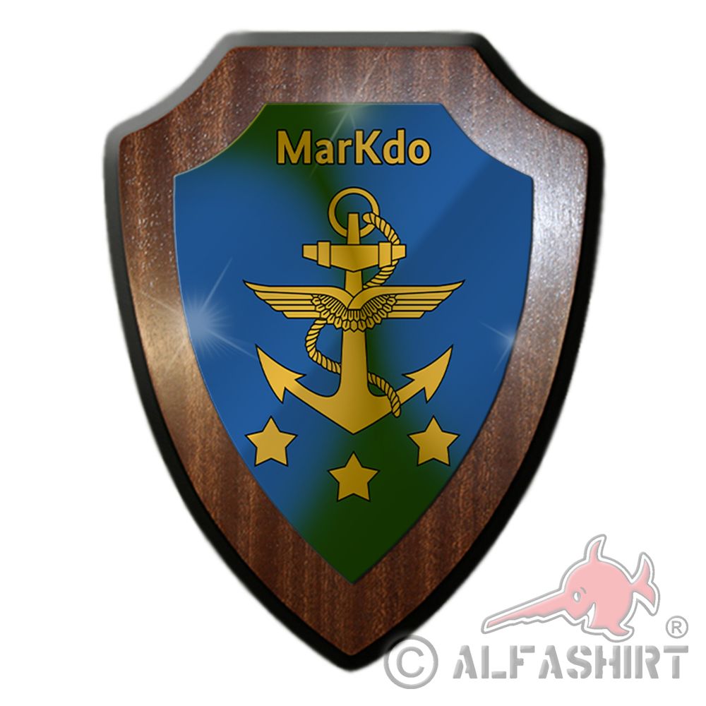 Heraldic shield Navy Command MarKdo command staff Fleet Command Coat of Arms # 34291