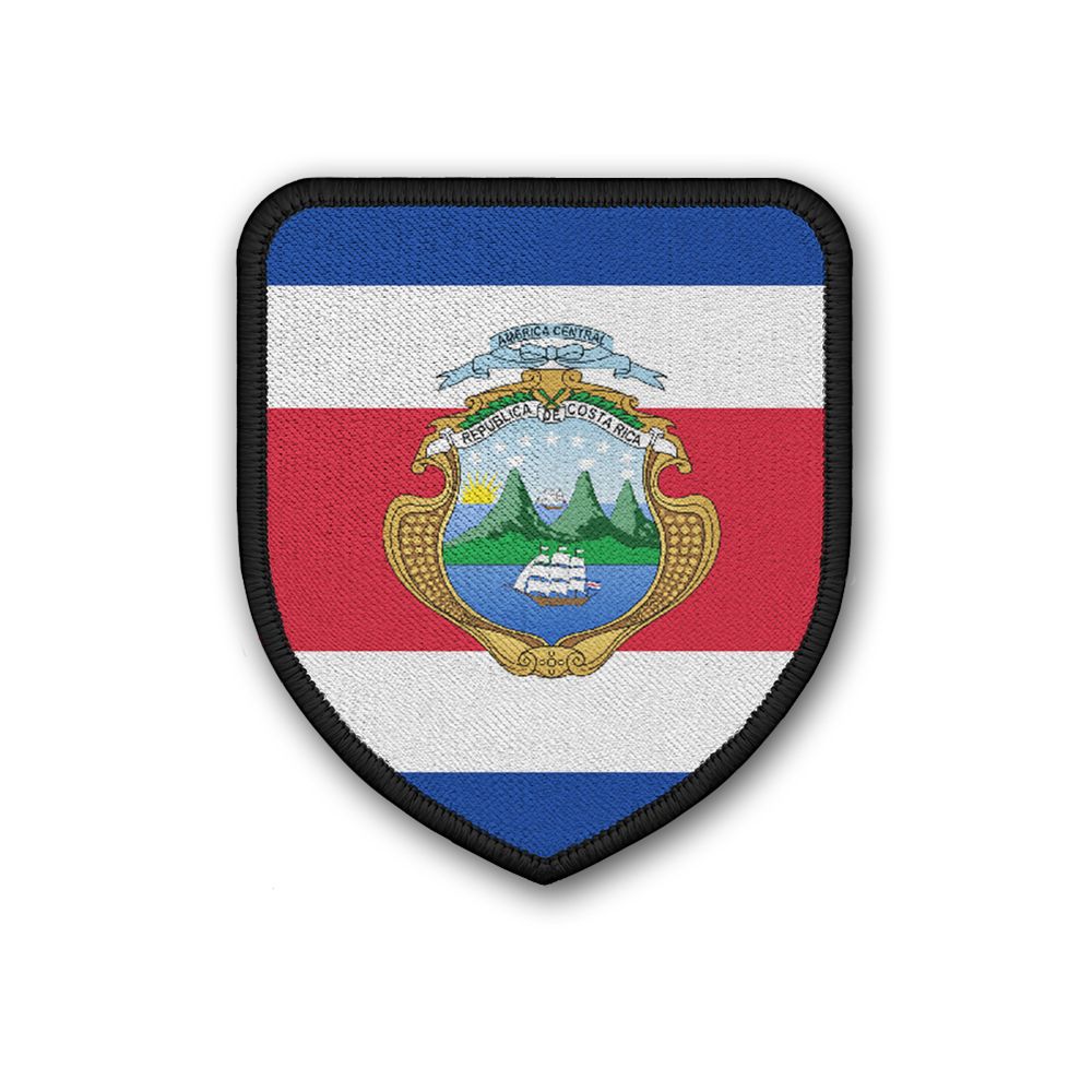 Patch Flag of Costa Rica Spain San Jose Luis Guillermo Flag Emblem #21538