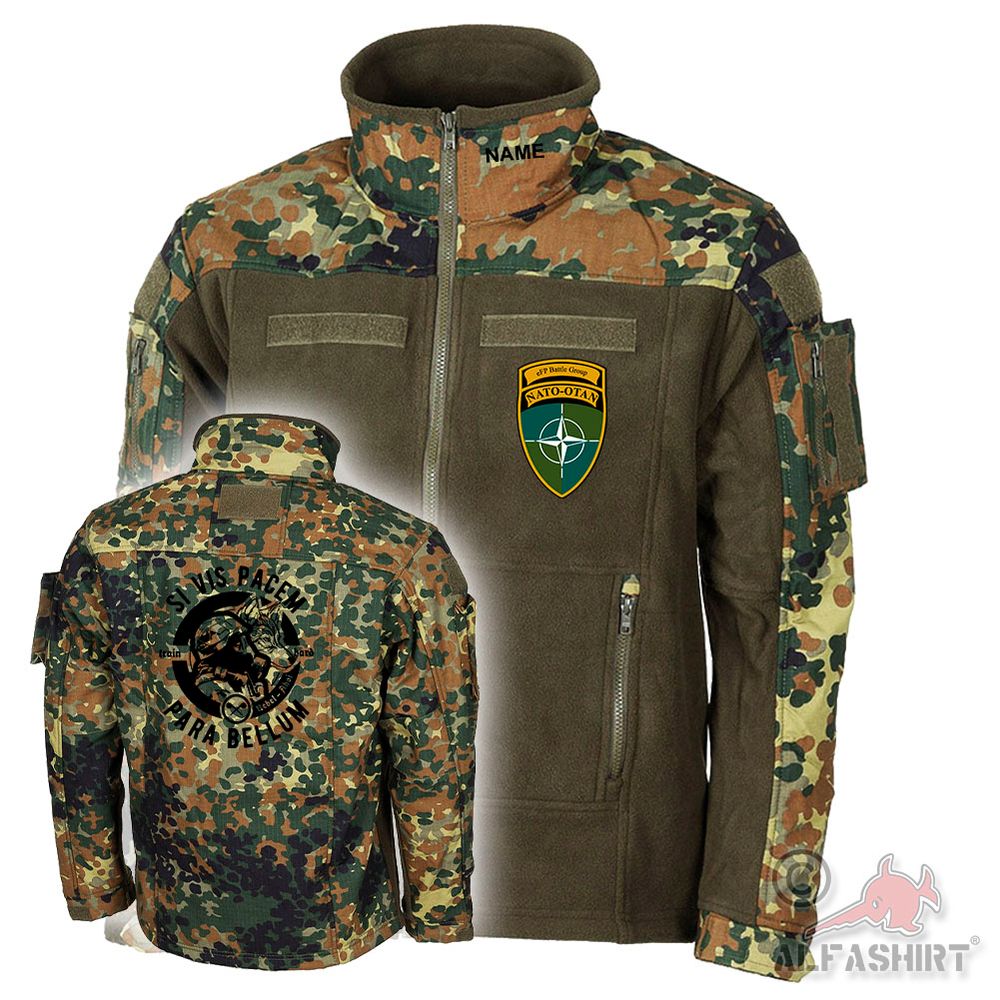 Tactical fleece jacket eFP Battle Groupe ABC Defense Troop Bundeswehr #44528