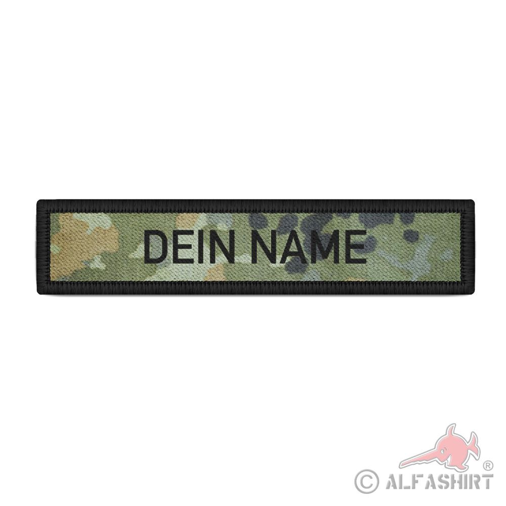 Name patch personalized patch Bundeswehr BW Flecktarn camouflage pattern camouflage # 43173