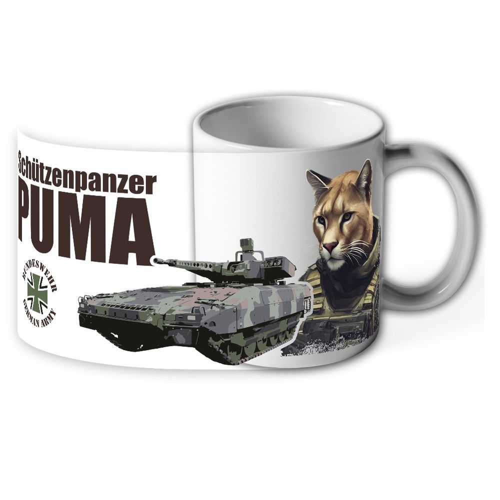 Tasse Schützenpanzer Puma Wildkatze Panzer Bundeswehr Panzergrenadiere #25629