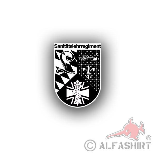 Sanitätslehrregiment TYP2 SanLehrReg Niederbayern Bundeswehr 10x7cm # A4513
