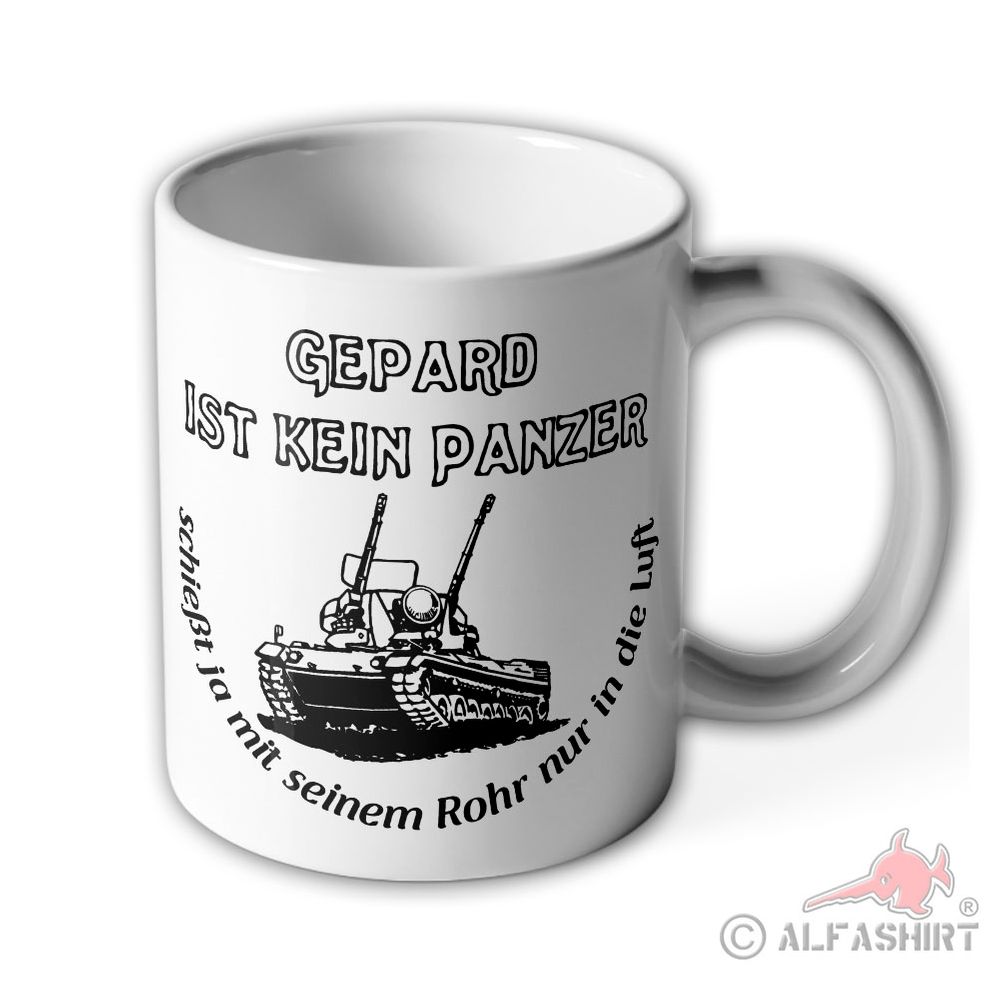 Tasse Gepard ist kein Panzer Bundeswehr Lambrecht FlakPz #39911