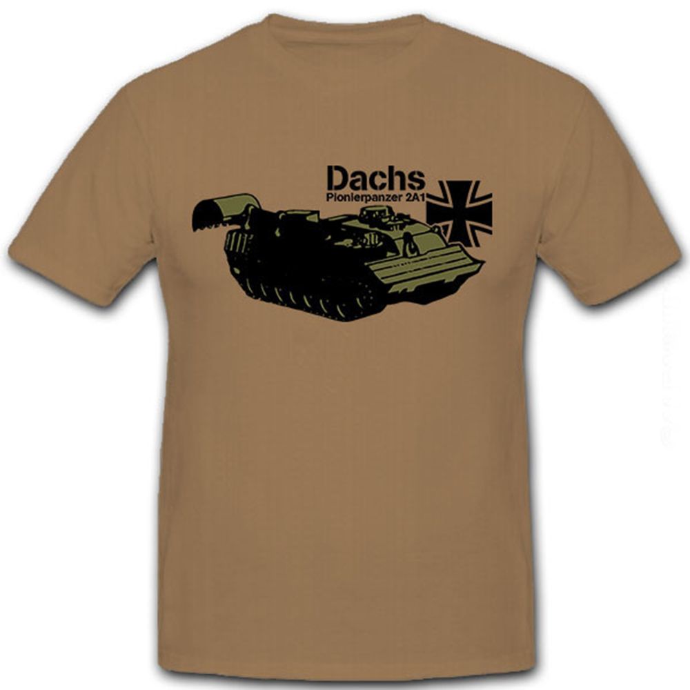 Dachs Pionierpanzer 2A1 Panzer Kampfunterstützungsfahrzeug Bw - T Shirt #8649
