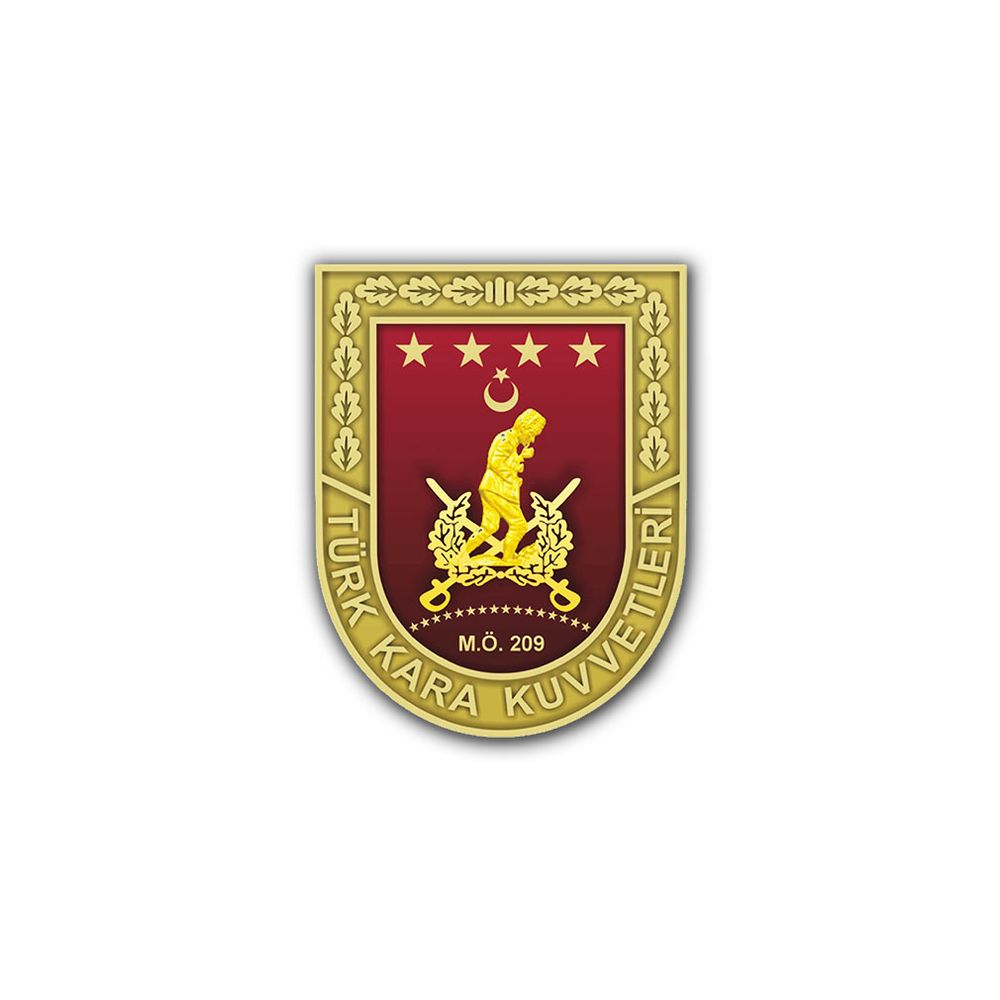Türk Kara Kuvvetleri Türkei Türkisches Landstreitkräfte Heer Armee 7x6cm #A4703