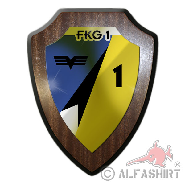 Heraldic shield FKG 1 Missile Squadron Landsberg Lech Bundeswehr # 37754