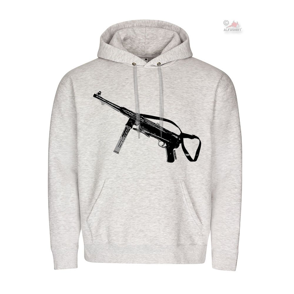 Hoodie Maschinenpistole MP40 Deko Waffe Kapuzenpulli Pullover #19840