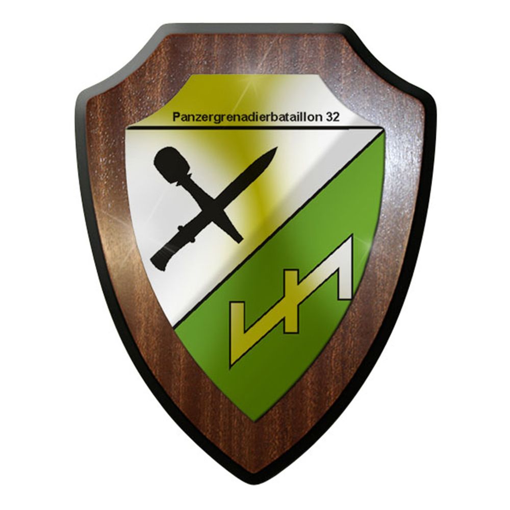 Wappenschild / Wandschild / Wappen - Panzergrenadierbataillon 32 Heer #8354