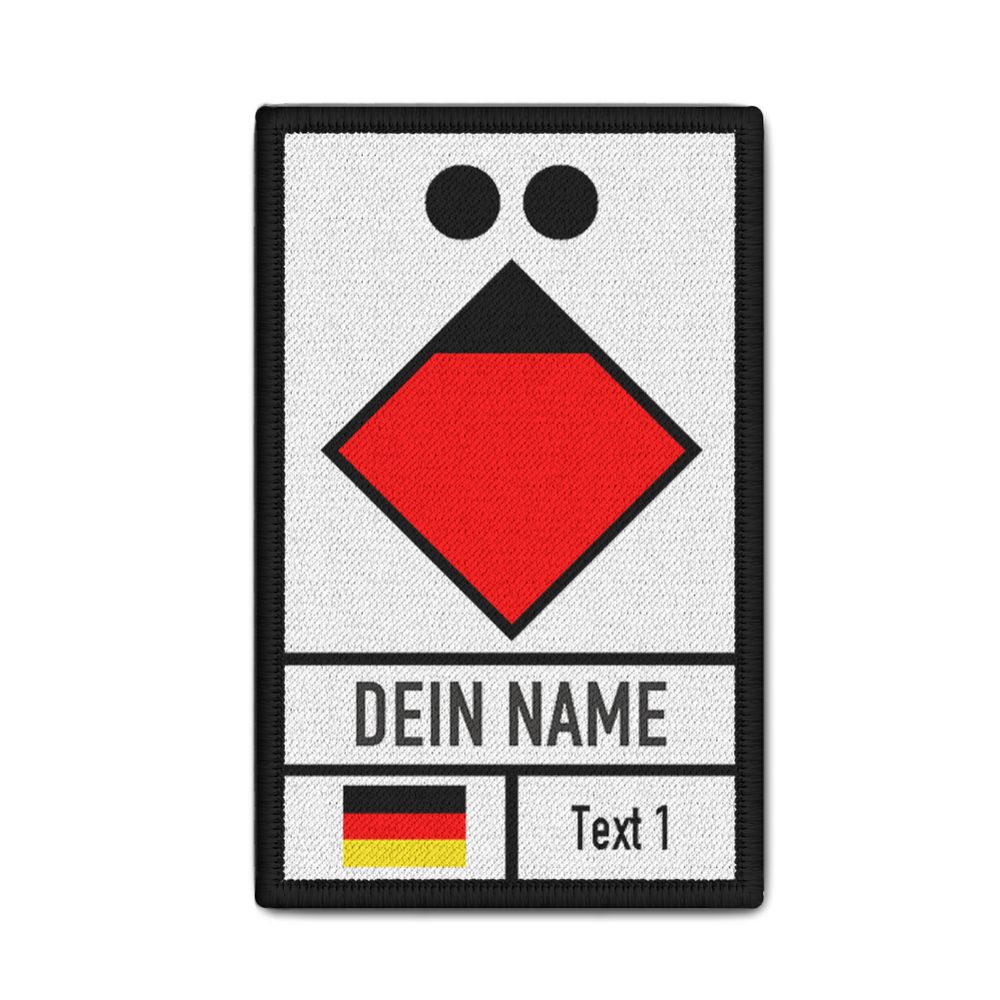 Patch group leader fire brigade rescue service control center 9.8x6cm # 35104