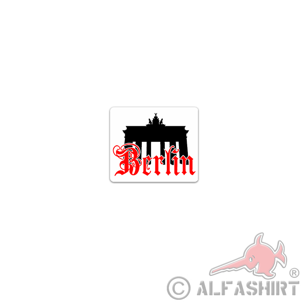 Sticker Brandenburger Tor Pariser Platz Berlin Mitte EU 8x7cm A3540