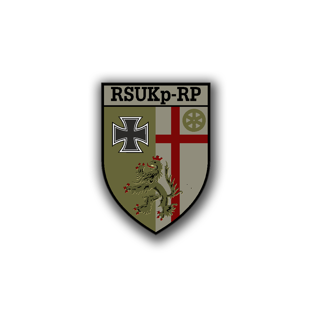 Aufkleber RSU Kp RP  Kompanie  Rheinland Pfalz Bundeswehr Militär 7x5cm  #A6647