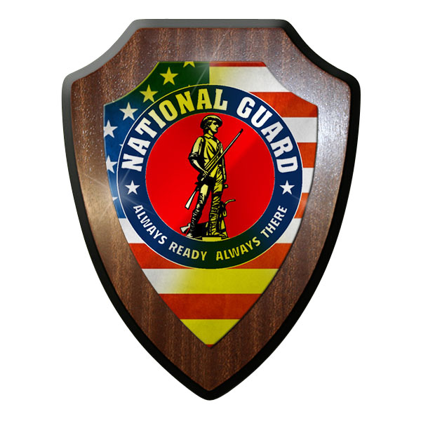 Wappenschild / Wandschild / Wappen - National Guard-US USA Garde #8954