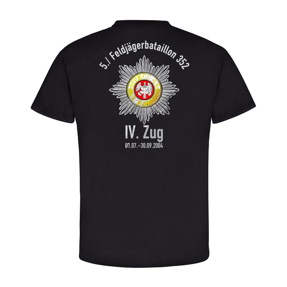 5 Fjgbtl 352 4 Zug 2004 Feldjägerbataillon 352 Mp - T Shirt #7698