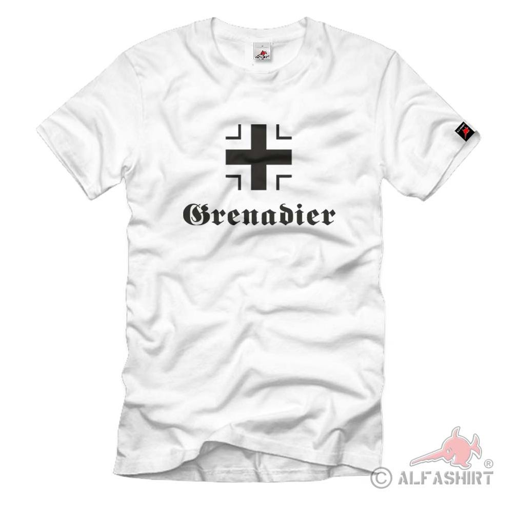Balkenkreuz Heer Grenadier Hoheitszeichen Deutsch - T Shirt #486