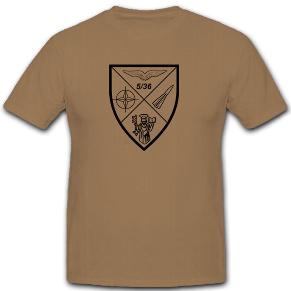 5./FlaRakBtr 36 Flugabwehrraketenbatterie Verteidigung Flugabwehr T Shirt #10505