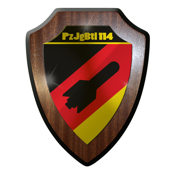 Wappenschild - Panzerjägerbataillon PzJgBtl 114 Leopard Bundeswehr #9321