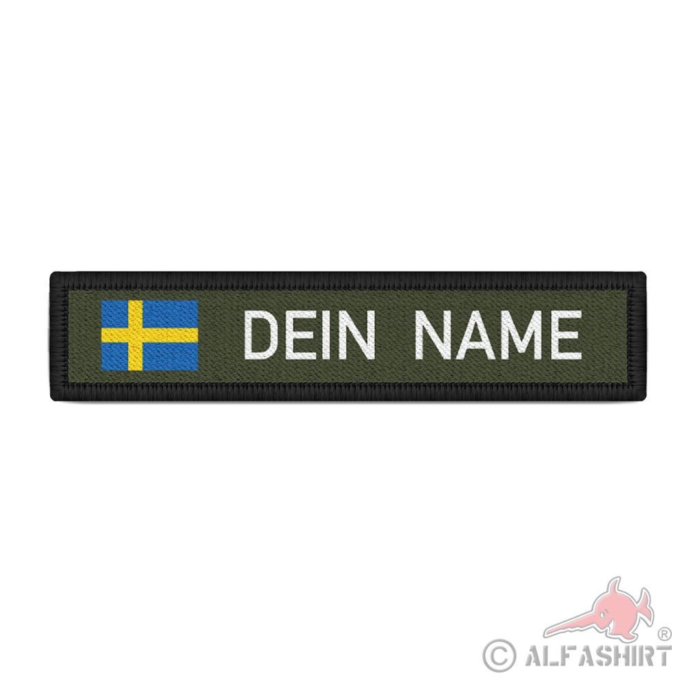 Namenspatch personalisiert Schweden Sweden Konungariket Sverige #42409