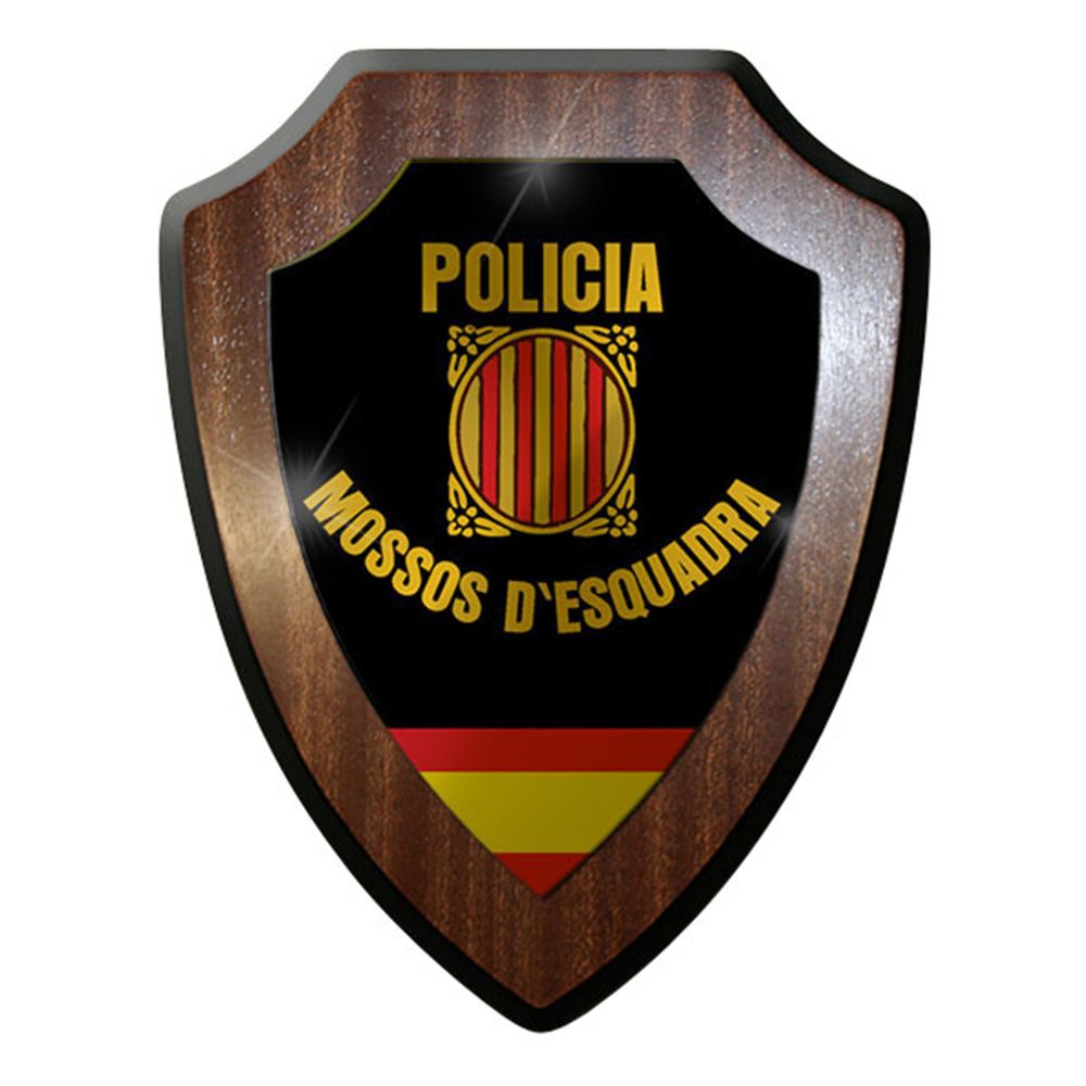 Heraldic shield - Policia Mossos d'Esquadra Police Spain Catalonia # 12647