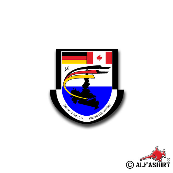Sticker Goose Bay Takt Ausb Kdo LW Luftwaffe Canada Crest 7x7cm A865