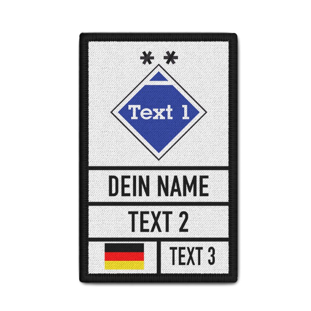 Patch Hilfswerk Taktisches Zeichen Sonderfunktion Land Kreis Einheit #47106