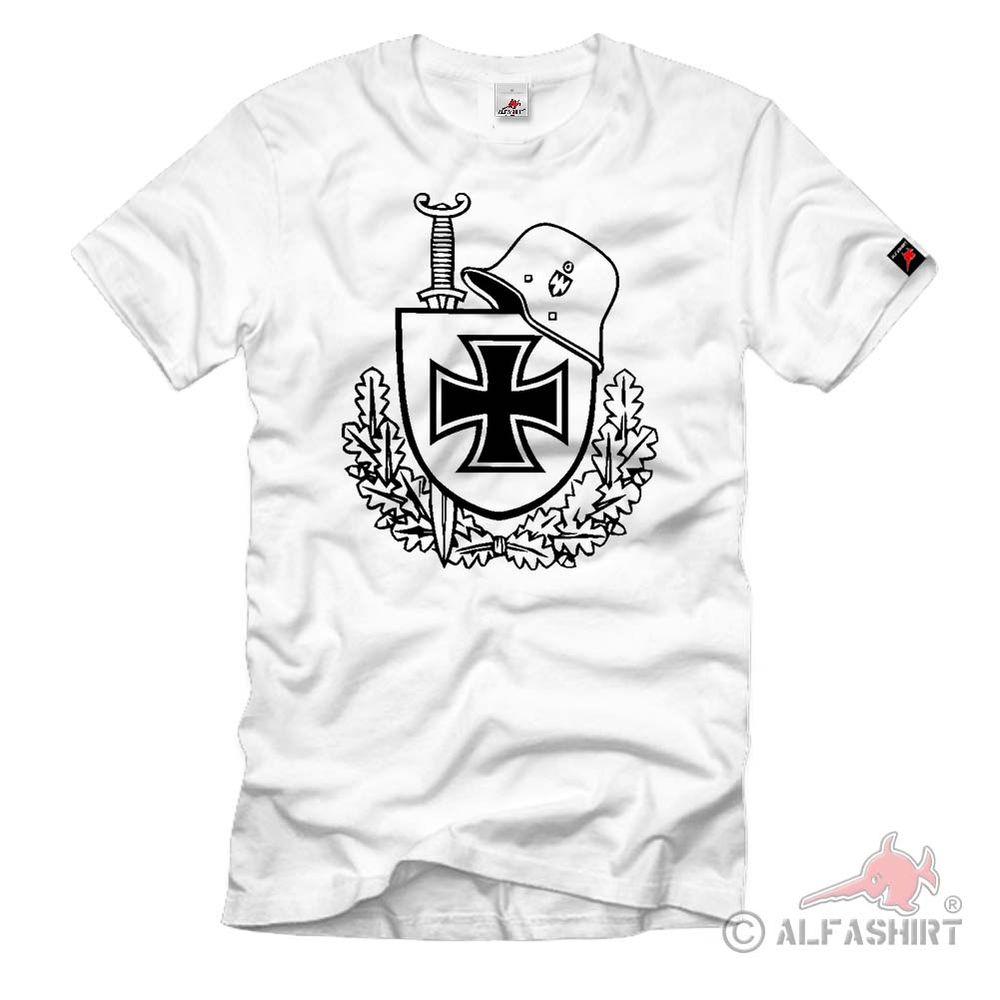 Stahlhelm M16 EK Schwert Schild - T Shirt #279