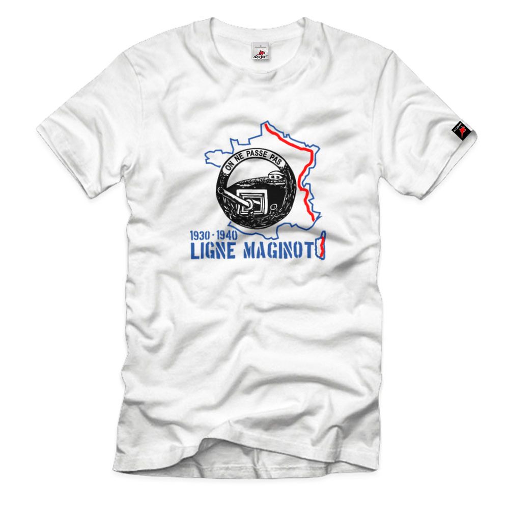Maginot Linie Abzeichen Deutschland On Ne Passe Pas Frankreich T Shirt #2697