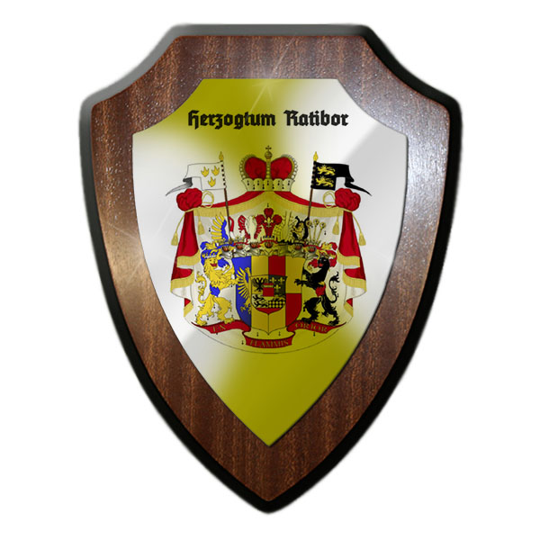 Wappenschild / Wandschild / Wappen Herzogtum Ratibor Wappen Emblem -  #25399