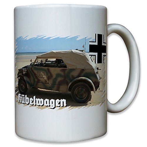 Kübelwagen Omaha Beach Typ 82 Kübel Oldtimer Militär - Tasse #12905