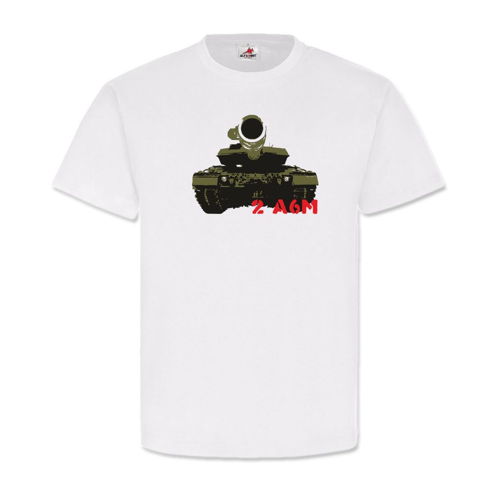 2 A6M Panzer Geschütz Militär Waffe Bundeswehr WK Wh - T Shirt #3261