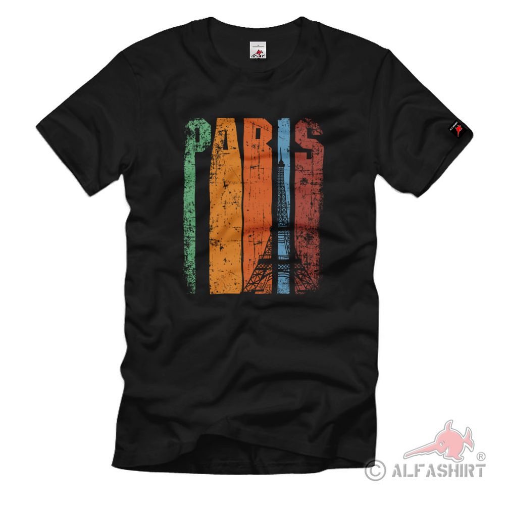 Paris Frankreich Hauptstadt Großstadt Europa Seine Kunst Mode T-Shirt#36436