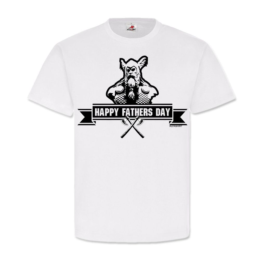 ODIN Happy Fathers Day Vatertag Herrentag Männertag Wikinger Gott Krieger - T Shirt #25233
