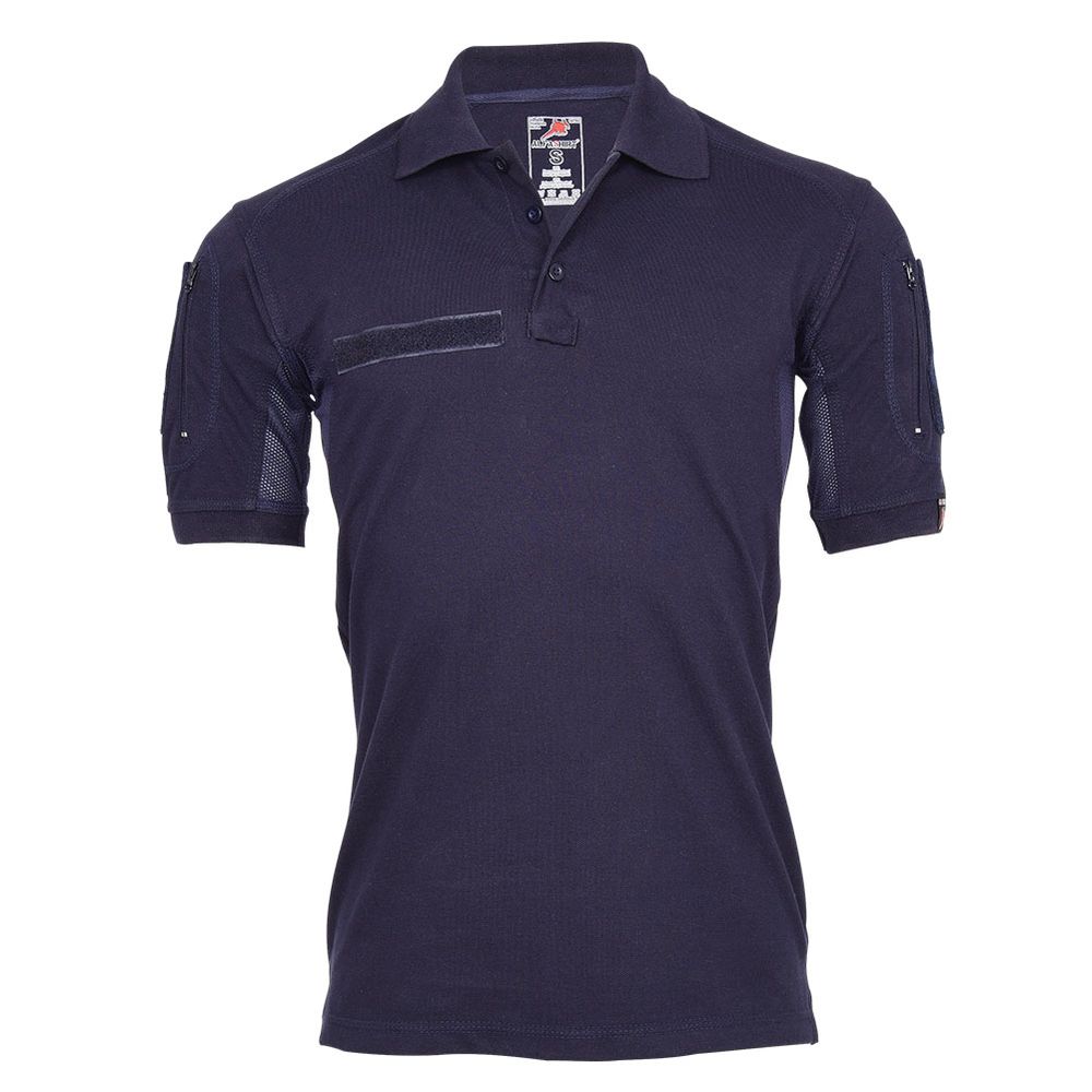 Tactical Polo Shirt ALFA navy blue firefighter professional apparel Shirt #22403