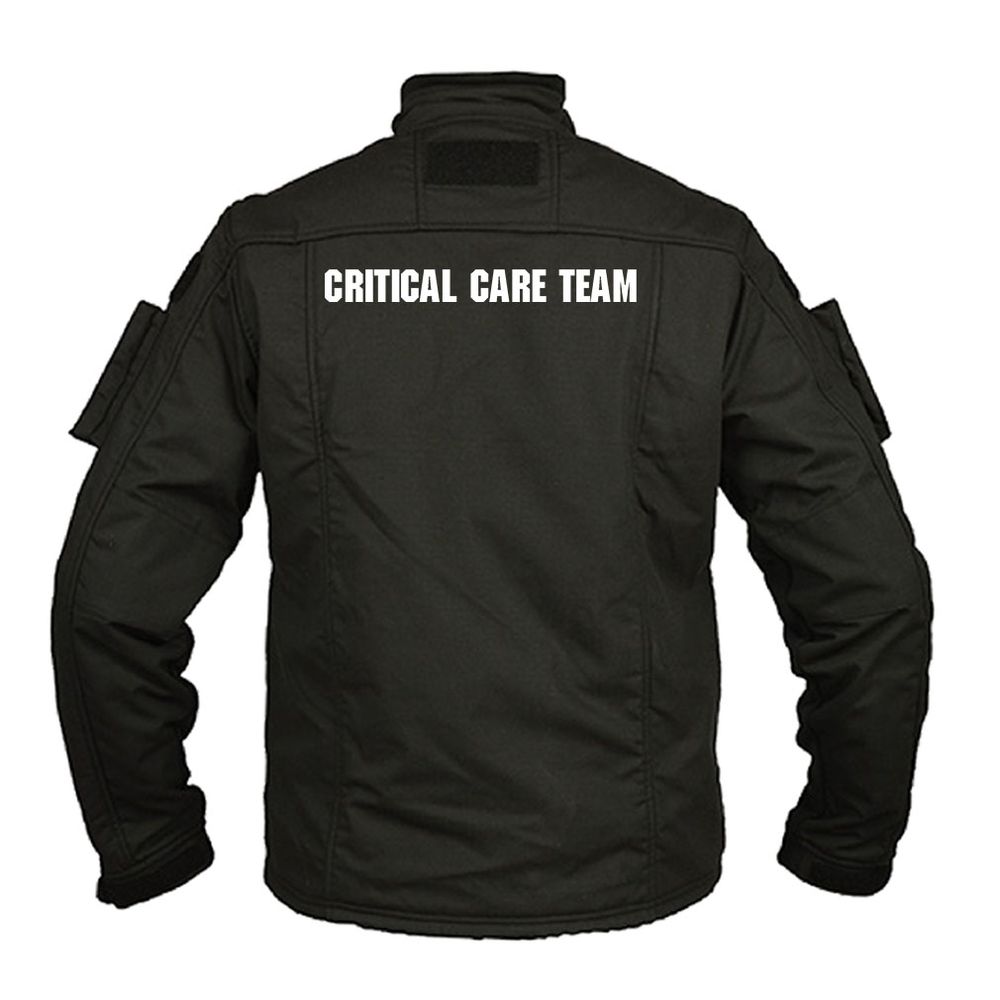 Kommando Fleece Critical Care Team Jacke Patch Notarzt Rettungsdienst #32752